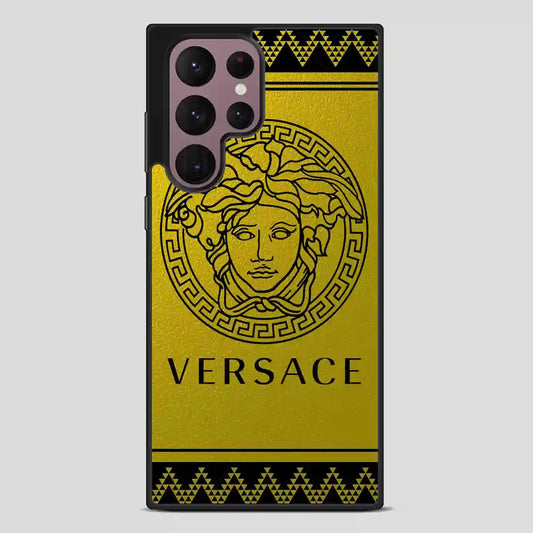 Versace Gold Samsung Galaxy S22 Ultra Case