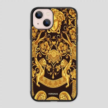 Versace Golden iPhone 13 Mini Case