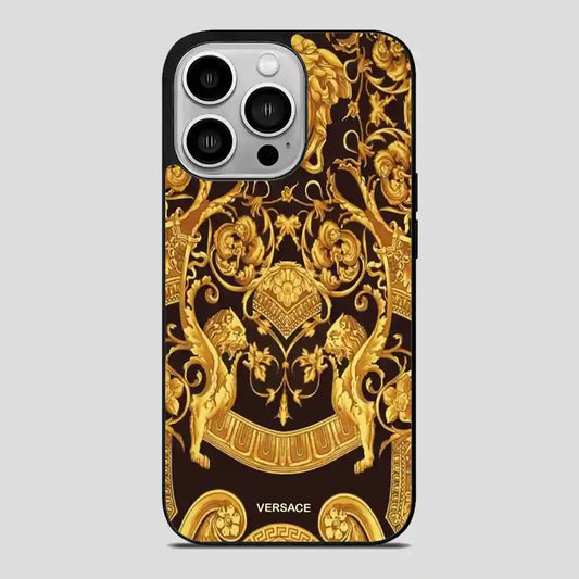 Versace Golden iPhone 14 Pro Case