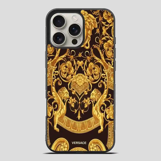 Versace Golden iPhone 16 Pro Max Case