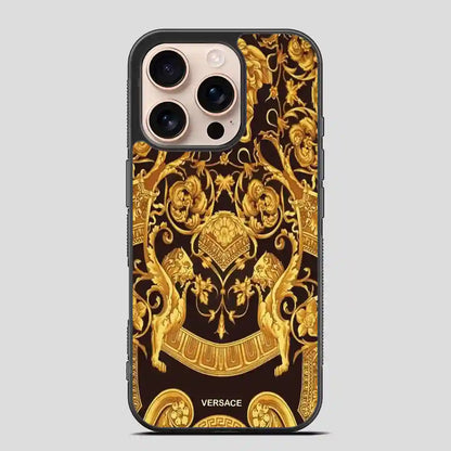 Versace Golden iPhone 16 Pro Case