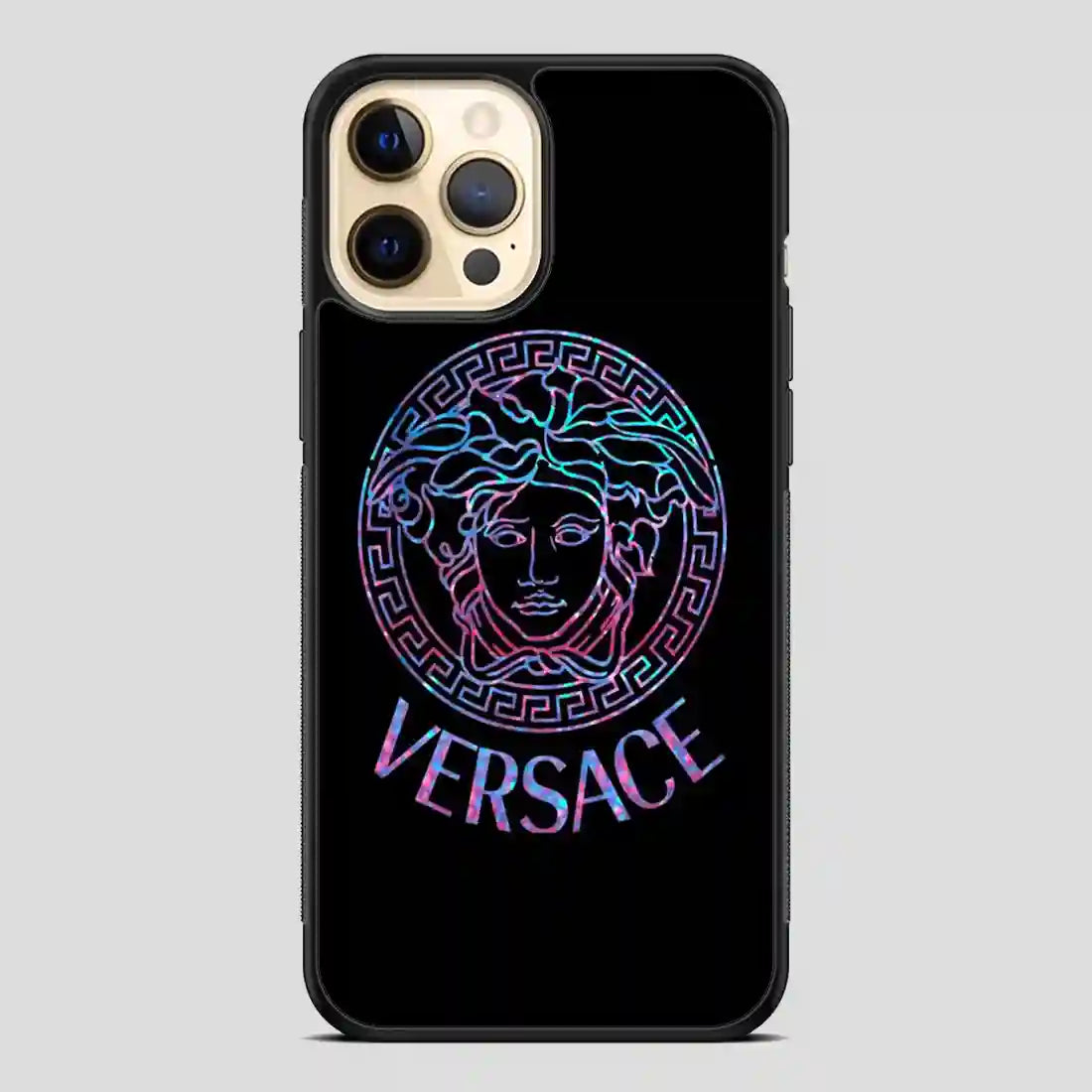 Versace Logo Galaxy iPhone 12 Pro Case