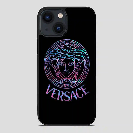 Versace Logo Galaxy iPhone 14 Case