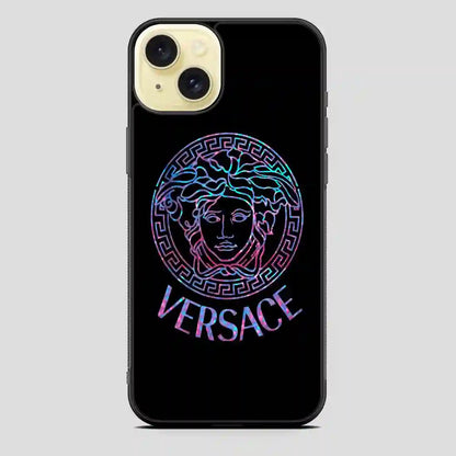 Versace Logo Galaxy iPhone 15 Plus Case