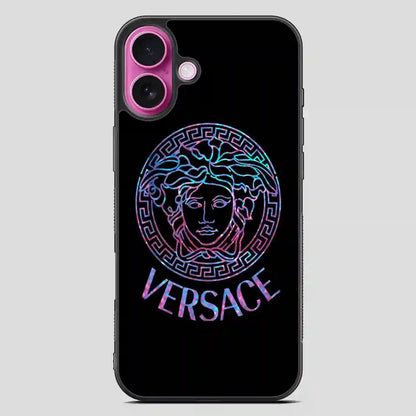 Versace Logo Galaxy iPhone 16 Plus Case