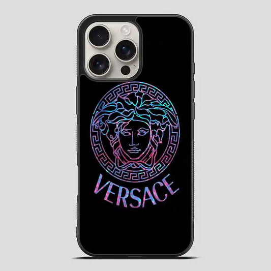 Versace Logo Galaxy iPhone 16 Pro Max Case