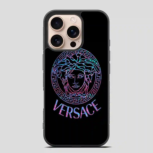 Versace Logo Galaxy iPhone 16 Pro Case