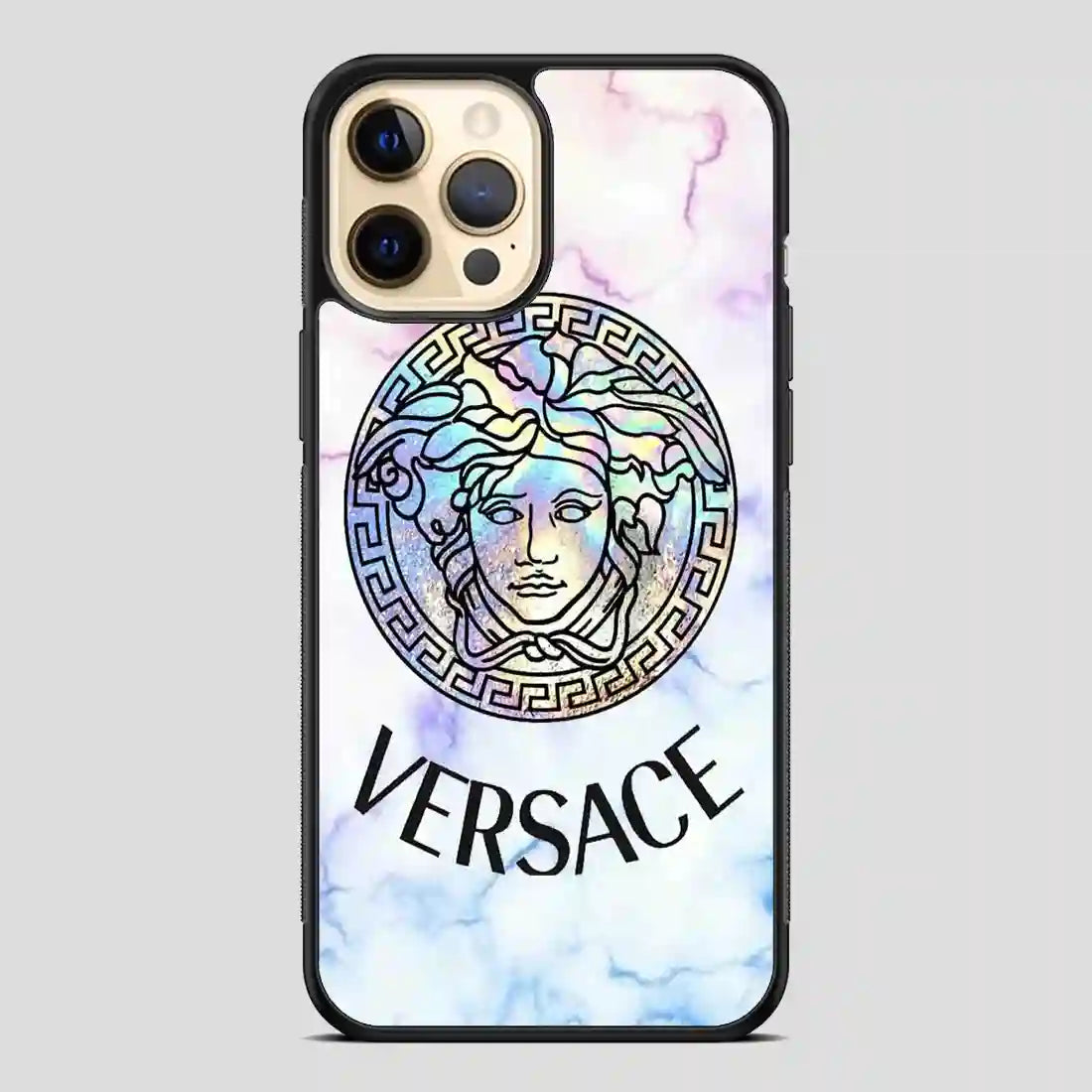 Versace Logo Marble iPhone 12 Pro Case