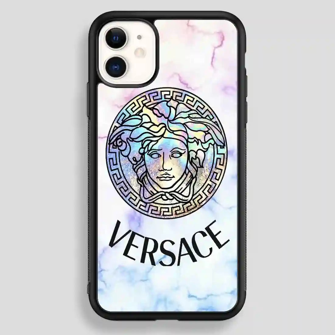 Versace Logo Marble iPhone 12 Case