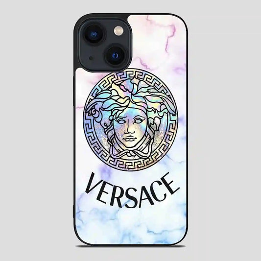 Versace Logo Marble iPhone 14 Case