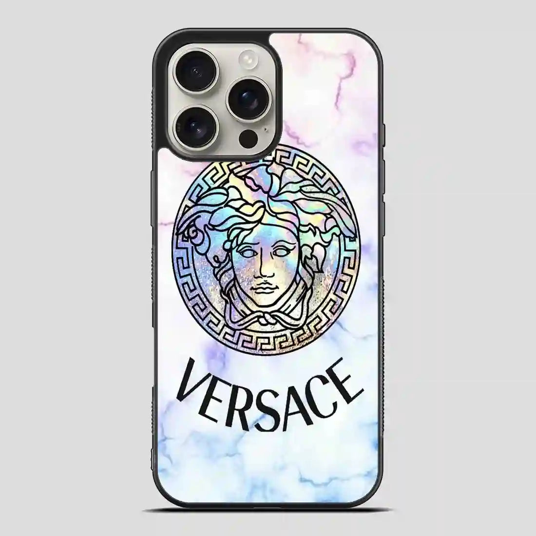 Versace Logo Marble iPhone 16 Pro Max Case