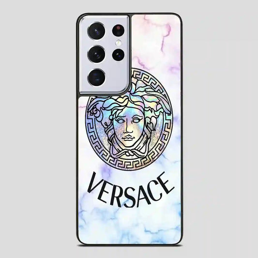 Versace Logo Marble Samsung Galaxy S21 Ultra Case