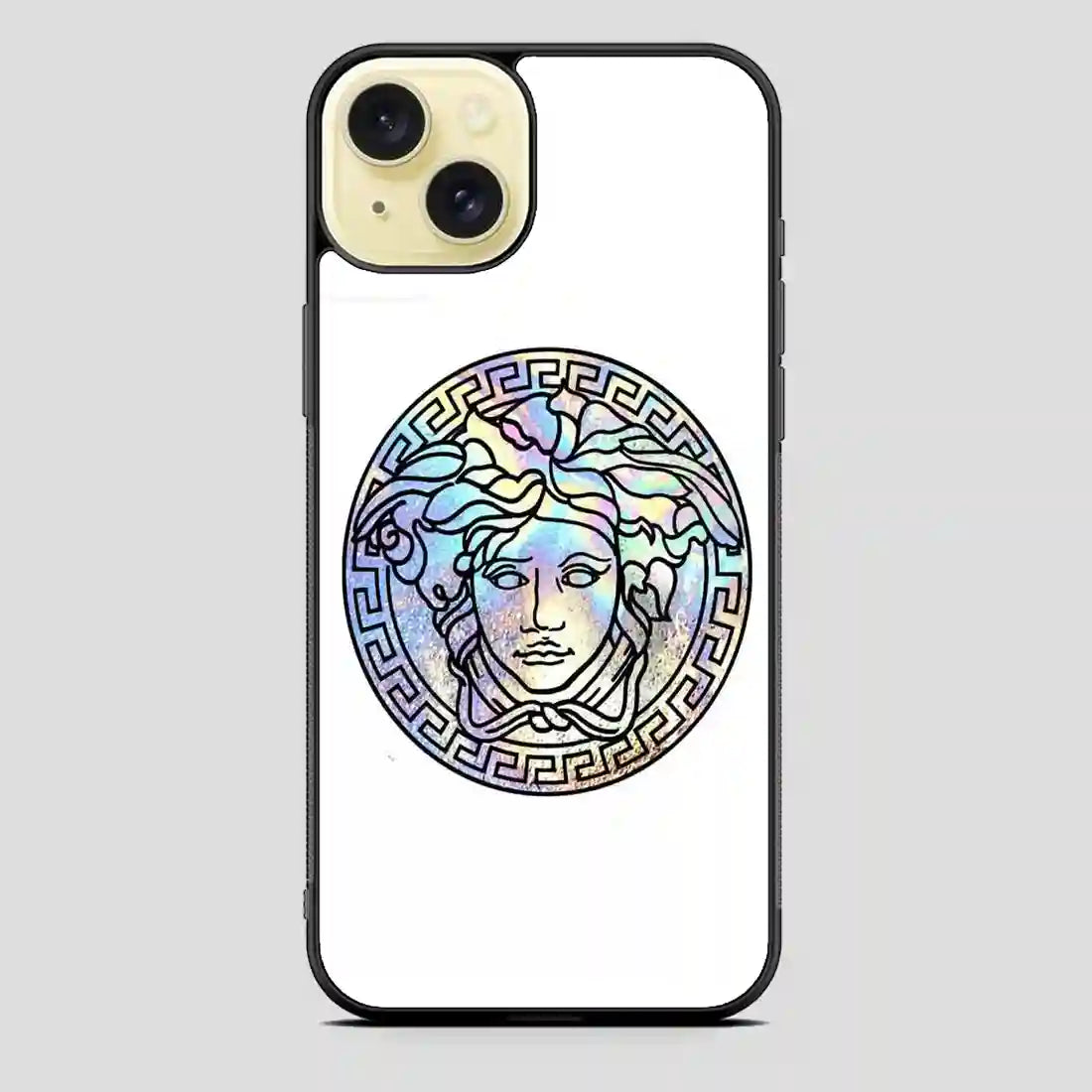 Versace Logo Quotes iPhone 15 Plus Case