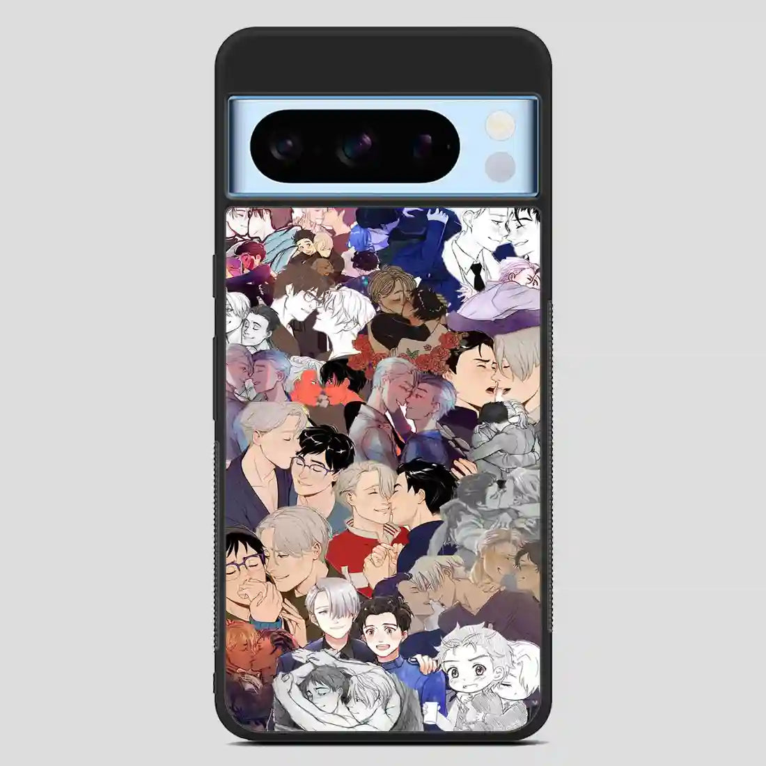 Victuri Collage Yuri On Ice Google Pixel 8 Pro Case