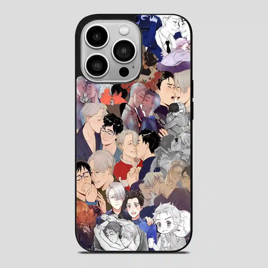 Victuri Collage Yuri On Ice iPhone 14 Pro Case