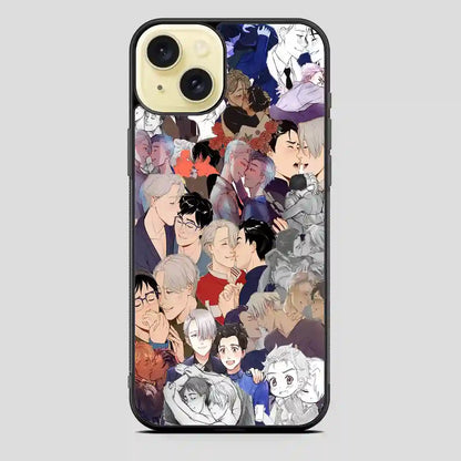 Victuri Collage Yuri On Ice iPhone 15 Plus Case