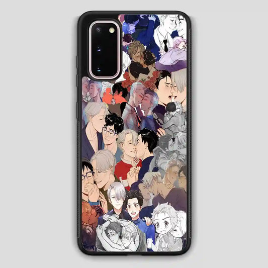 Victuri Collage Yuri On Ice Samsung Galaxy S20 Case