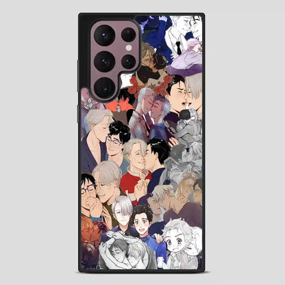 Victuri Collage Yuri On Ice Samsung Galaxy S22 Ultra Case