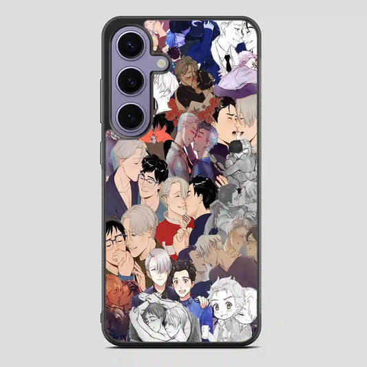 Victuri Collage Yuri On Ice Samsung Galaxy S24 Case