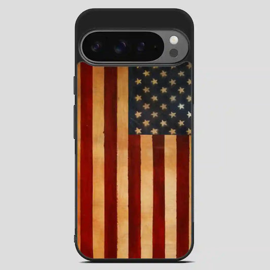 Vintage American Flag Google Pixel 9 Pro XL Case