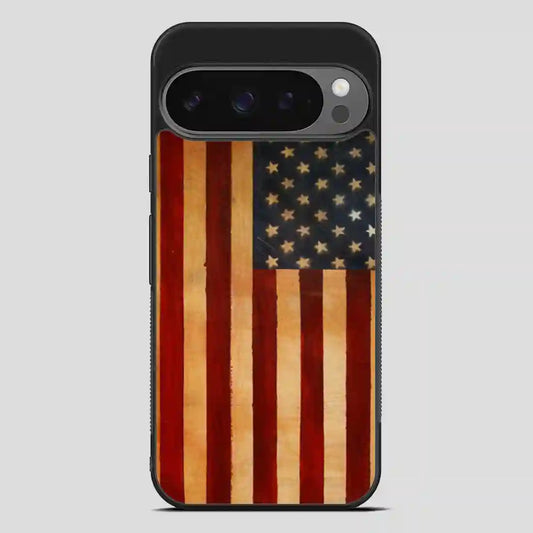 Vintage American Flag Google Pixel 9 Pro Case