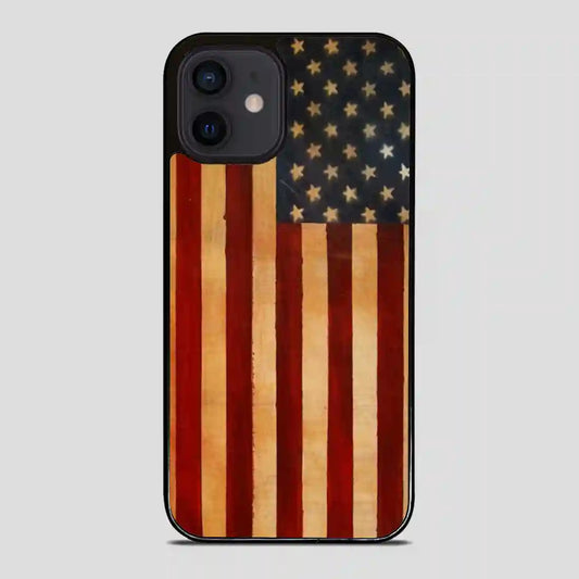 Vintage American Flag iPhone 12 Mini Case