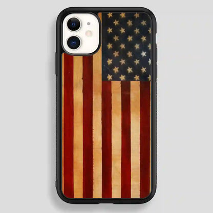 Vintage American Flag iPhone 12 Case