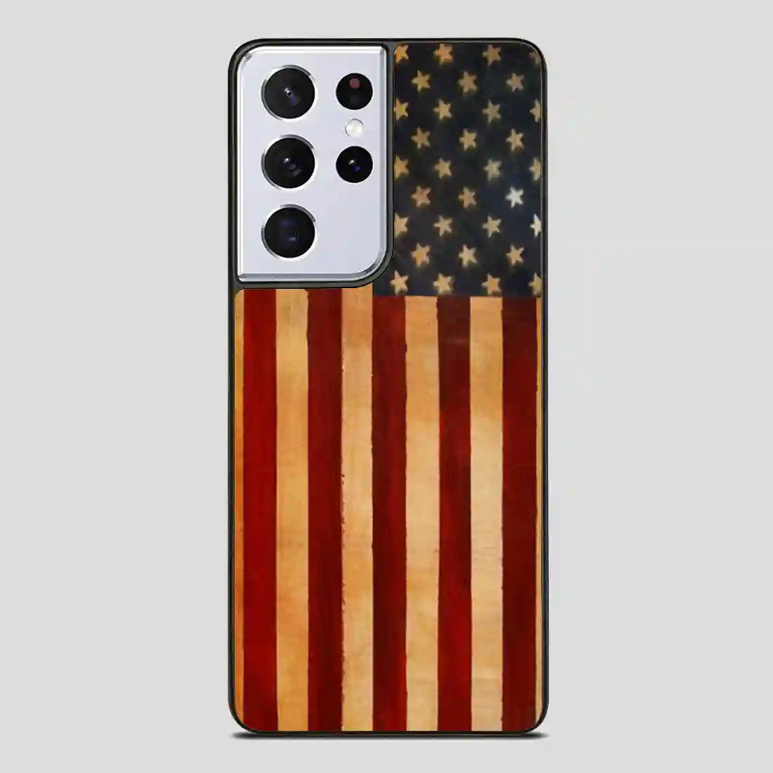 Vintage American Flag Samsung Galaxy S21 Ultra Case