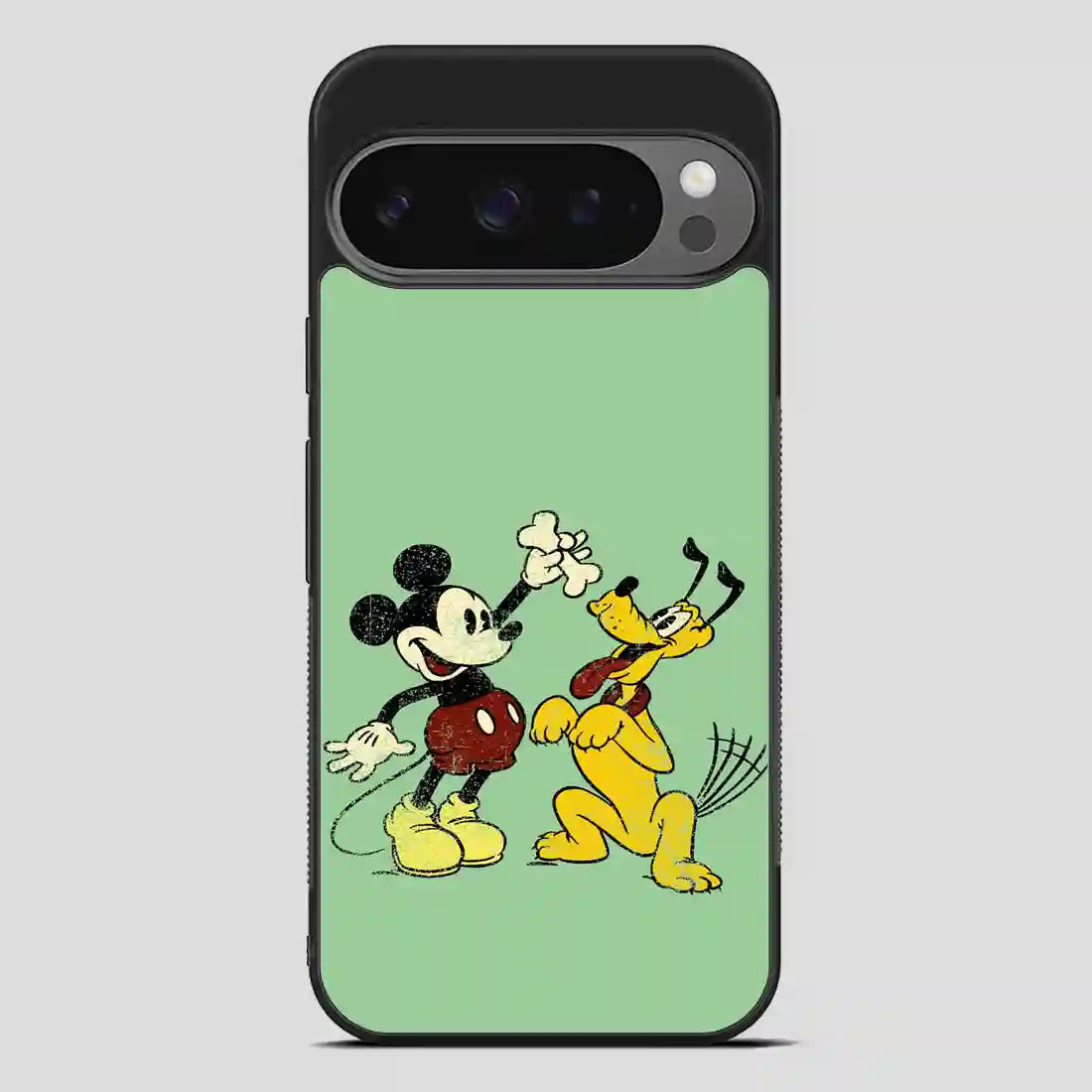 Vintage Mickey Mouse And Pluto Poster Google Pixel 9 Pro Case