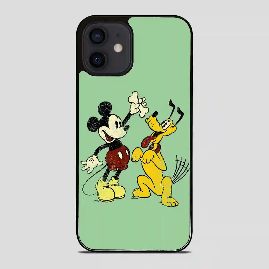 Vintage Mickey Mouse And Pluto Poster iPhone 12 Mini Case