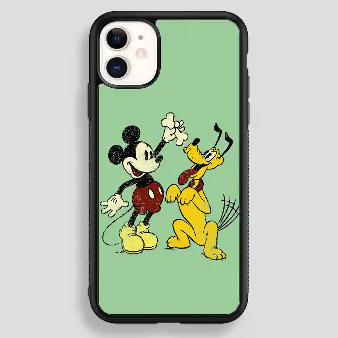 Vintage Mickey Mouse And Pluto Poster iPhone 12 Case