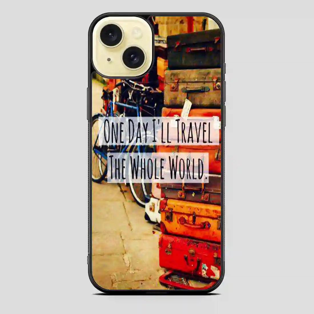 Vintage Travel Quote iPhone 15 Plus Case