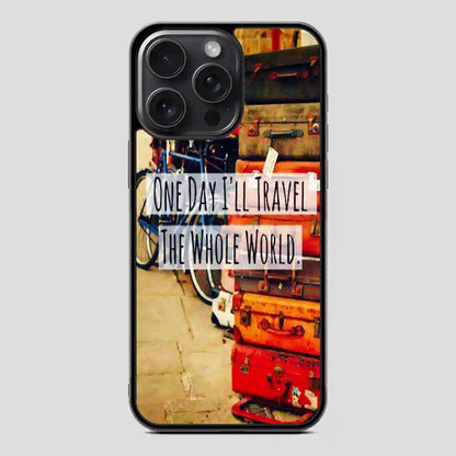 Vintage Travel Quote iPhone 15 Pro Case