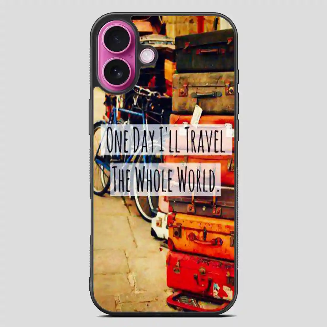 Vintage Travel Quote iPhone 16 Plus Case