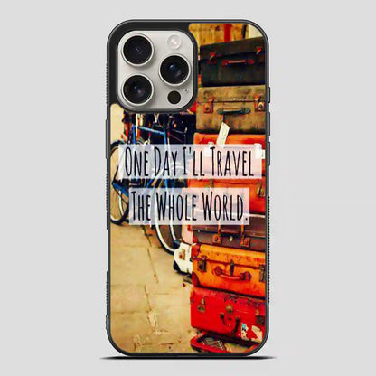 Vintage Travel Quote iPhone 16 Pro Max Case