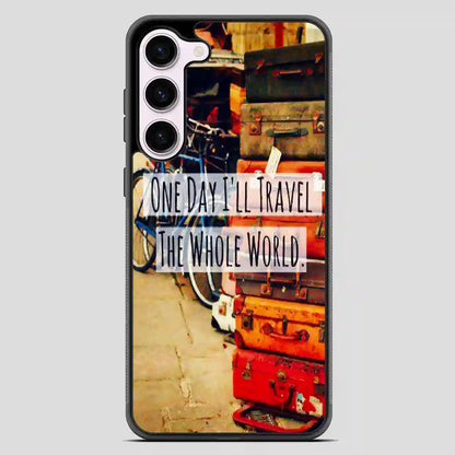 Vintage Travel Quote Samsung Galaxy S23 Case