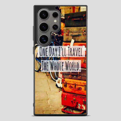 Vintage Travel Quote Samsung Galaxy S24 Ultra Case