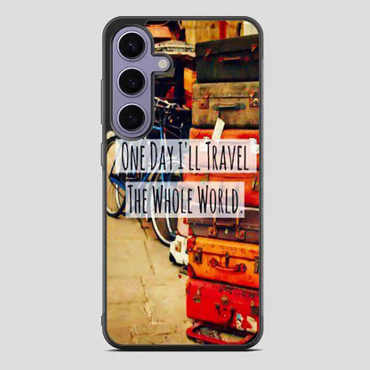 Vintage Travel Quote Samsung Galaxy S24 Case