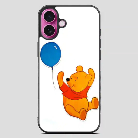 Vintage Winnie The Pooh Balloon iPhone 16 Plus Case