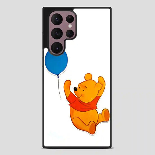 Vintage Winnie The Pooh Balloon Samsung Galaxy S22 Ultra Case