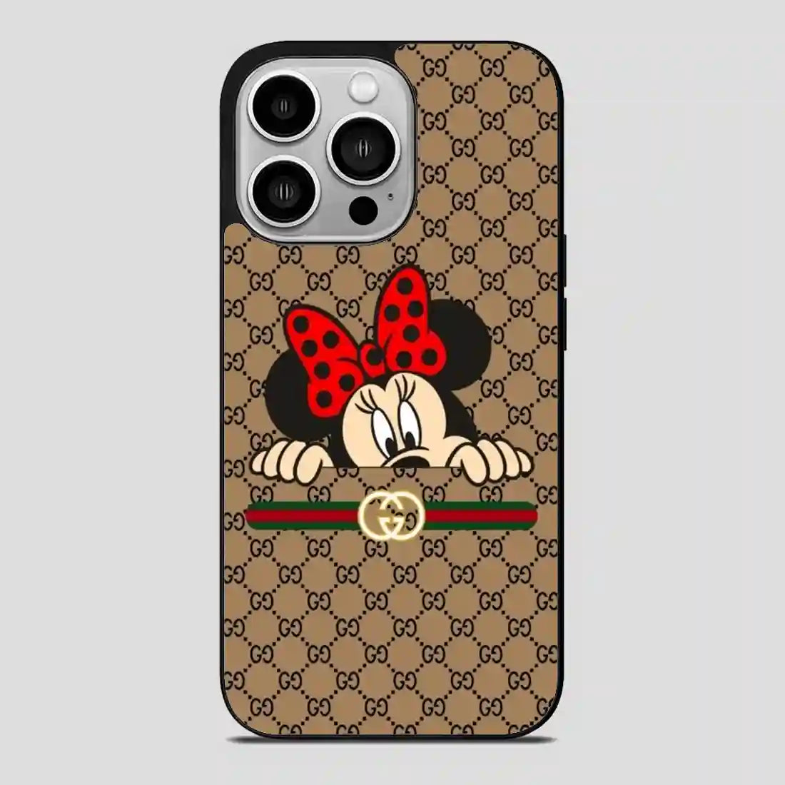 Wallpaper Gucci Minnie Mouse iPhone 14 Pro Case