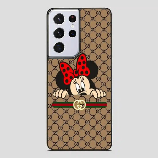 Wallpaper Gucci Minnie Mouse Samsung Galaxy S21 Ultra Case