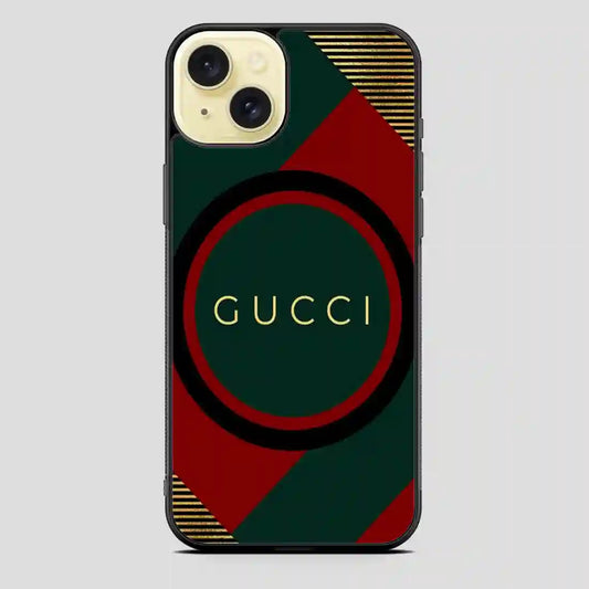 Wallpaper Gucci Pattren iPhone 15 Plus Case