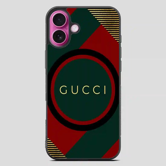 Wallpaper Gucci Pattren iPhone 16 Plus Case