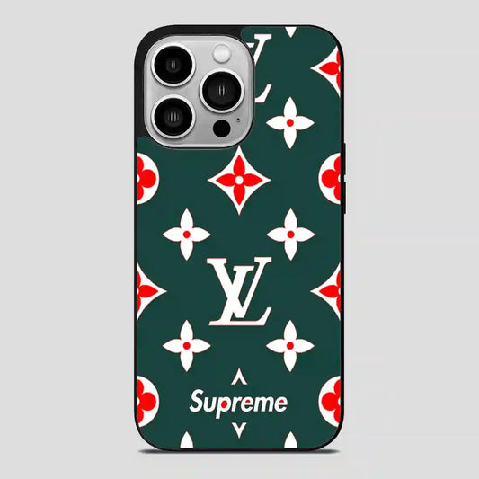 Wallpaper Lv Green iPhone 14 Pro Case