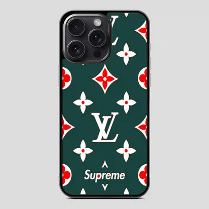 Wallpaper Lv Green iPhone 15 Pro Case