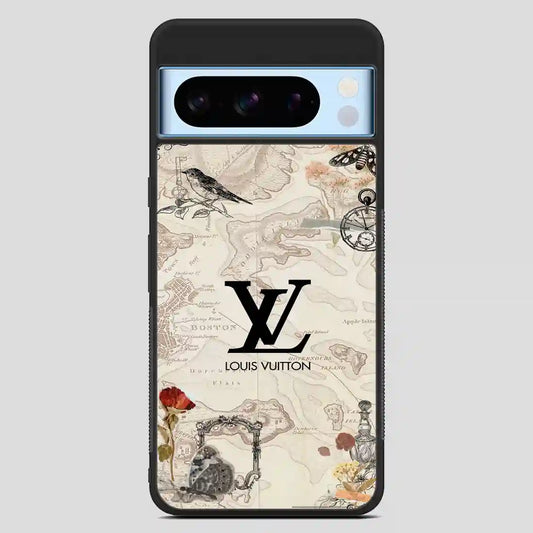 Wallpaper Lv Maps Google Pixel 8 Pro Case