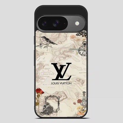 Wallpaper Lv Maps Google Pixel 9 Case