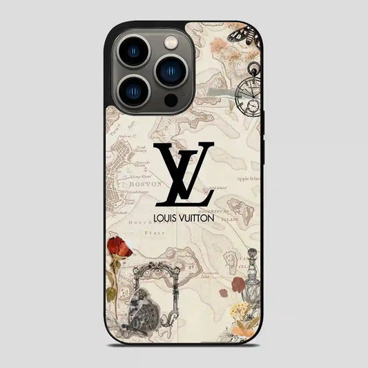 Wallpaper Lv Maps iPhone 13 Pro Case