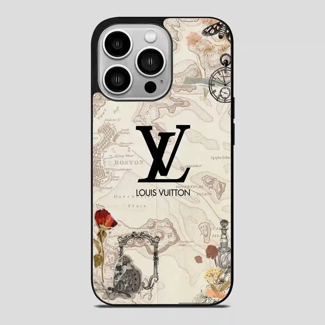 Wallpaper Lv Maps iPhone 14 Pro Case